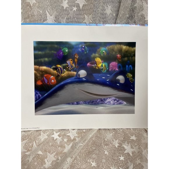 Walt Disney Pictures Pixar Finding Nemo Lithograph Set Of 4 - Picture 4 of 6